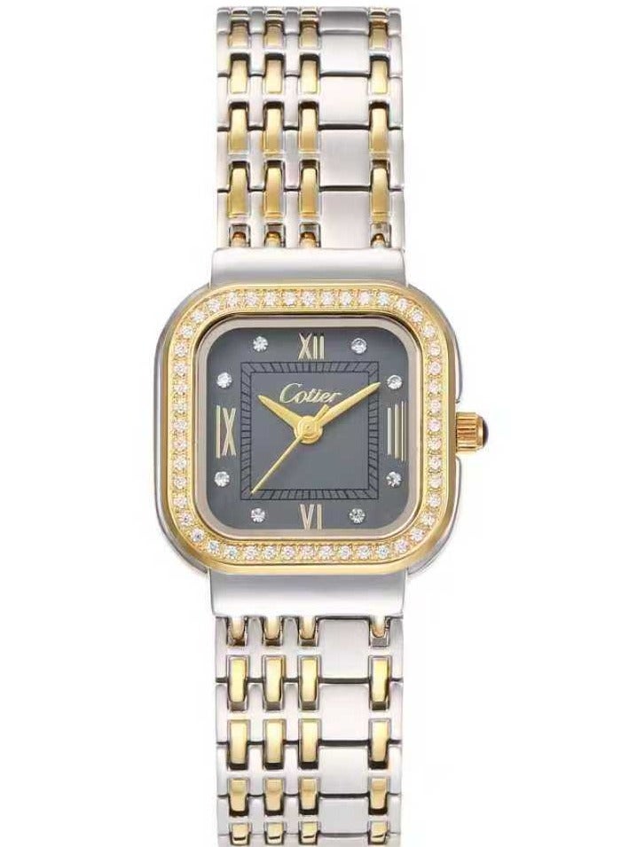 Women's watch with stainless steel bracelet